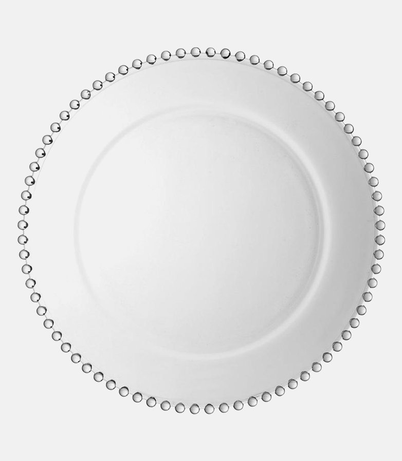 Assiette de présentation verre