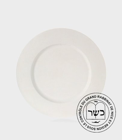 Assiette plate Home ivoire Ø 24 cm (par 30)