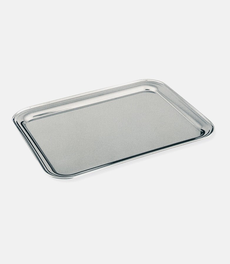 Plateau inox rectangle Sancy 36.8 x 44.5 cm