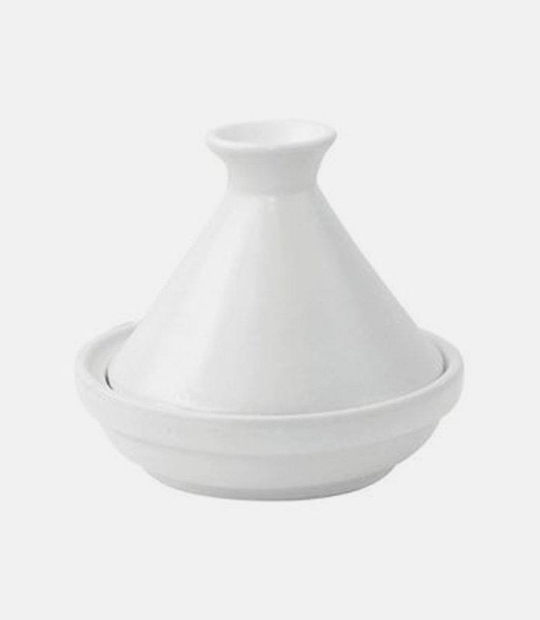 Tajine grès individuel blanc Ø 20 cm