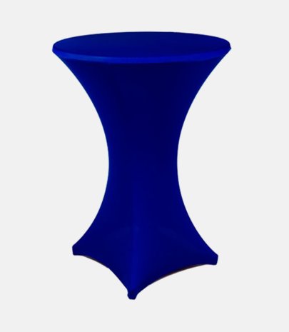 Housse mange debout Ø 80 cm lycra bleu