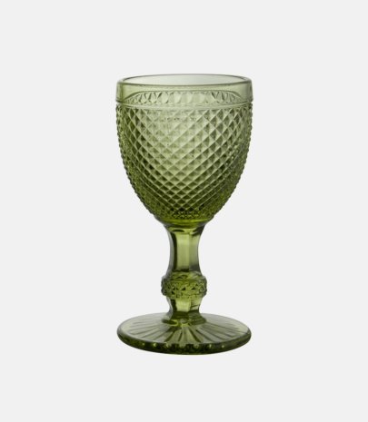 Verre à pied Romantique vert 15 cl (par 30)